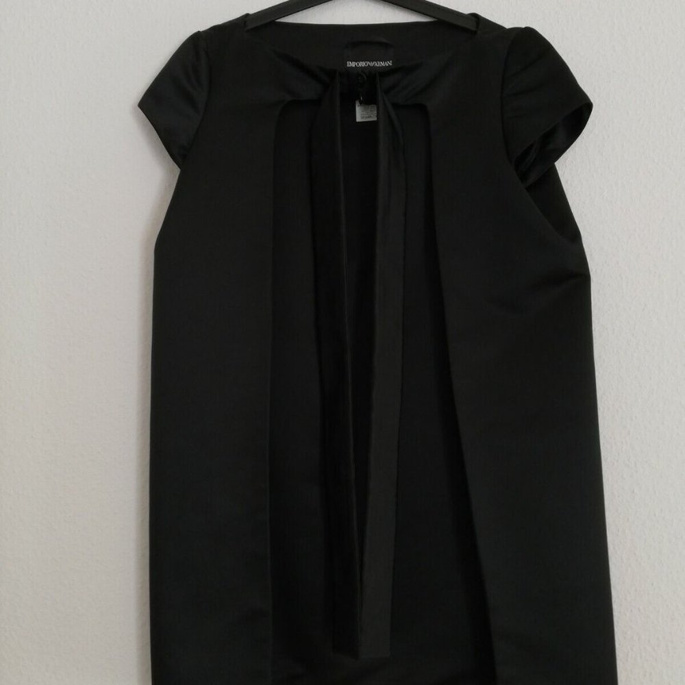 Emporio Armani Elegant Women's Black Jacket/Top